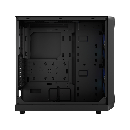 Fractal Design Focus 2, Black Steel, Tempered glass, Mid Tower PC Case