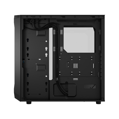 Fractal Design Focus 2, Black Steel, Tempered glass, Mid Tower PC Case