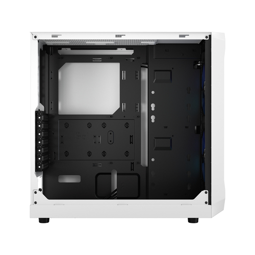 Fractal Design Focus 2, White, Steel, Tempered glass, Mid Tower PC Case