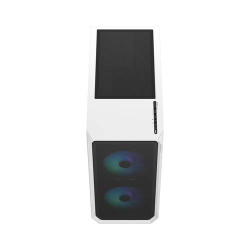 Fractal Design Focus 2, White, Steel, Tempered glass, Mid Tower PC Case