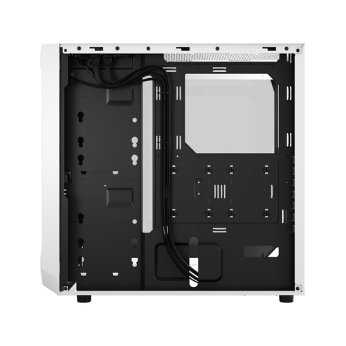 Fractal Design Focus 2, White, Steel, Tempered glass, Mid Tower PC Case