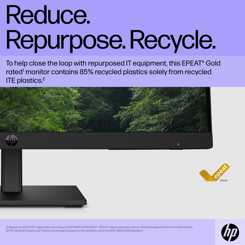 HP P22h G5, 54.6 cm (21.5"), 1920 x 1080 pixels, Full HD, LCD Monitor