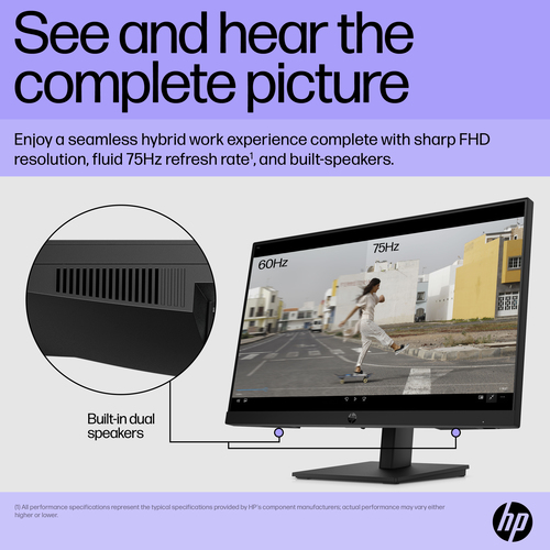 HP P22h G5 FHD Monitor, (21.5"), 1920 x 1080 pixels, Full HD, LCD Monitor