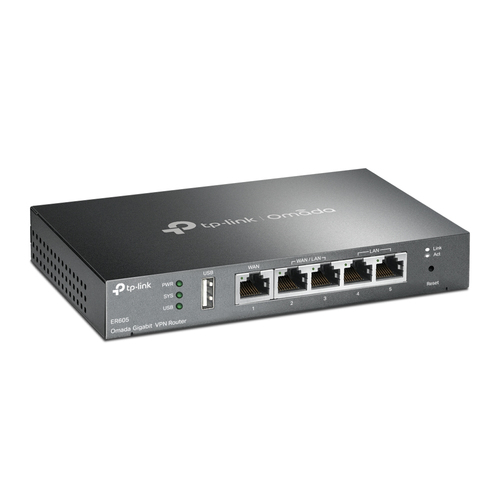 TP-Link Omada VPN router with Gigabit Ethernet WAN for enterprise networking