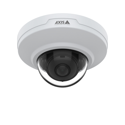 Axis Communications 02374-001 indoor wired dome IP camera ceiling mounted white design for office surveillance