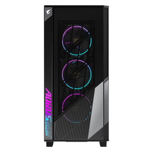 GIGABYTE (GB-AC500G ST), Glass, Plastic, Steel, Gaming, Midi Tower PC Case