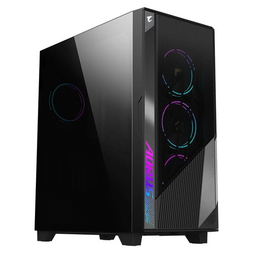 GIGABYTE (GB-AC500G ST), Glass, Plastic, Steel, Gaming, Midi Tower PC Case