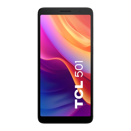 TCL 501, 15.2 cm (6"), 2 GB, 32 GB, 5 MP, Android 14, Black
