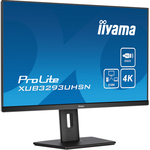 iiyama ProLite IPS,  80 cm (31.5"), 3840 x 2160 pixels, 4K Ultra HD, LCD Monitor