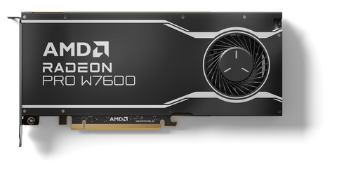 AMD Radeon Pro W7600 8GB GDDR6 4 Displays RDNA3 Single Slot Professional Graphics Card