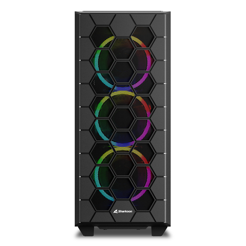 Sharkoon RGB HEX, ATX, micro ATX, Mini-ITX, Gaming, Midi Tower Case