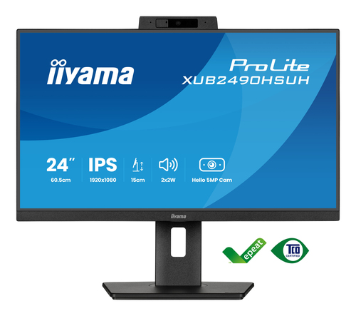 iiyama 24’’ IPS, 60.5 cm (23.8"), 1920 x 1080 pixels, Full HD, LED Monitor