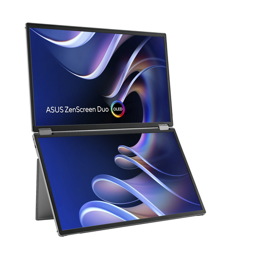 ASUS ZenScreen Duo OLED MQ149CD 14" 1920 x 1200pixels WUXGA Monitor Silver