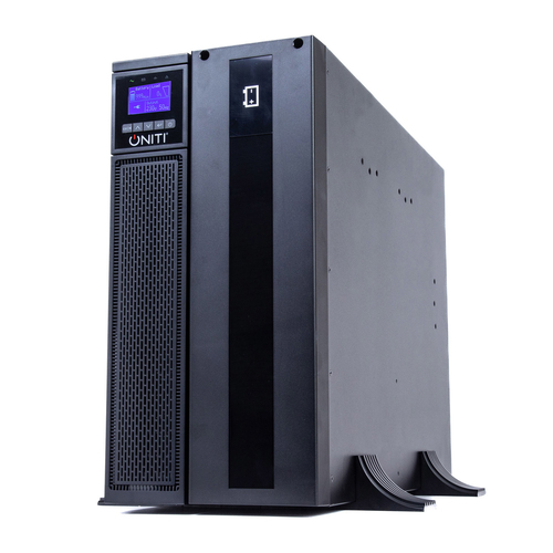 Uniti Power Symphony 6kVA UPS side profile with rail kit installed