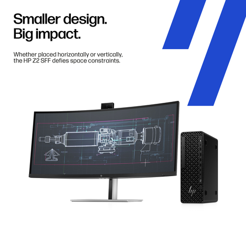 HP Z2 G1i small form factor AI workstation in office setup