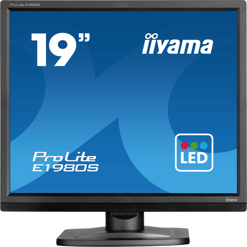 iiyama ProLite, 48.3 cm (19"), 1280 x 1024 pixels, VGA, LED, Monitor