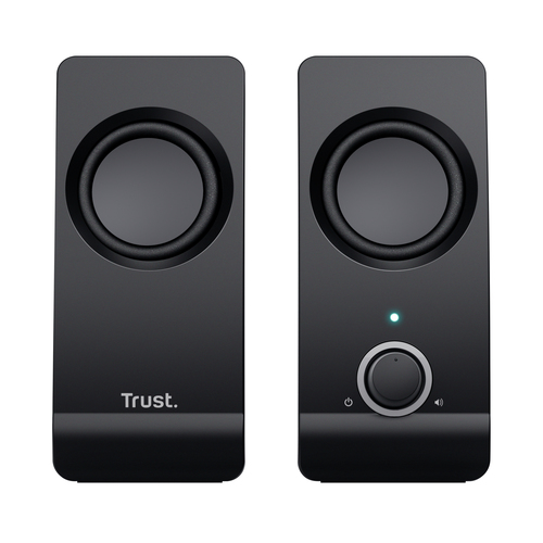 Trust Remo 2.0 Speakers, 1-way, 2.0 channels, Wired, 8 W, Black