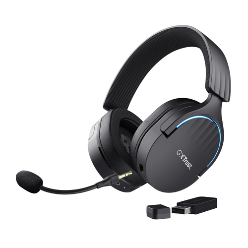 Trust GXT 491 Fayzo, Wired & Wireless, 20 - 20000 Hz, Gaming, Headset/Headphones, Black