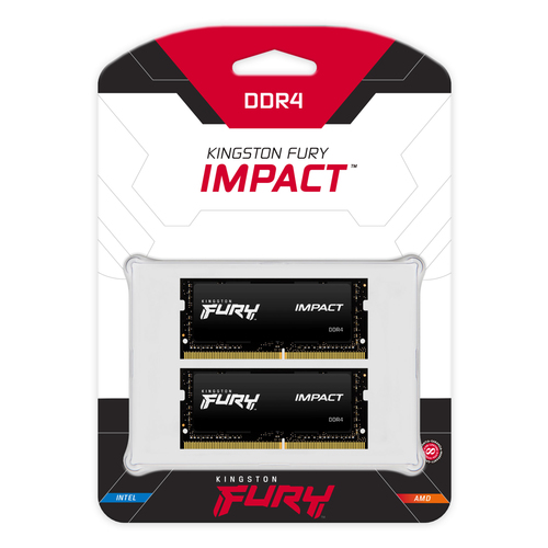 Kingston Technology FURY, 64 GB, DDR4, SODIMM For Laptop(Kit of 2) Impact