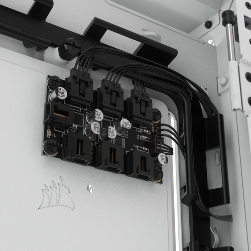 Corsair iCUE 5000X RGB, Plastic, Steel, Tempered glass, Gaming Midi Tower Case