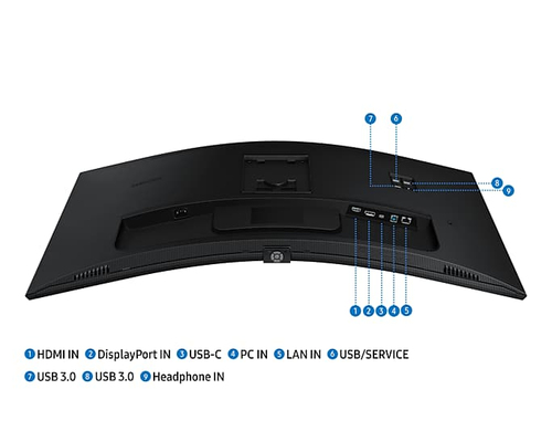 Samsung LS34C652UAU, (34"), 3440 x 1440 pixels, Wide Quad HD, LED Monitor