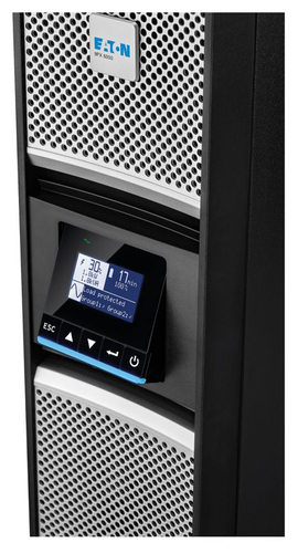 Eaton 9PX6KIRTNG2 LCD control panel and button interface