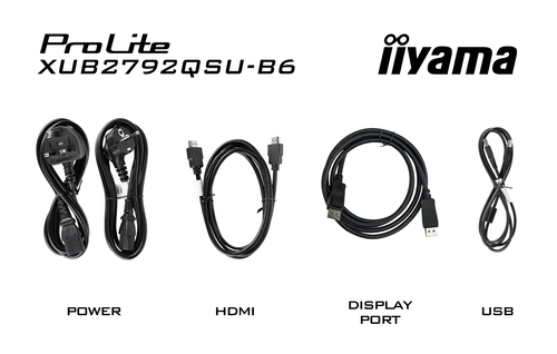iiyama ProLite IPS, (27"), 2560 x 1440 pixels, Quad HD, LED Monitor