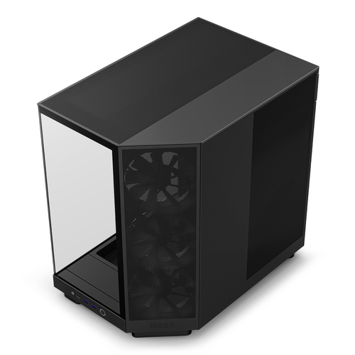 NZXT H6 Flow, ATX, micro ATX, Mini-ITX, Steel, Tempered glass Midi Tower Case