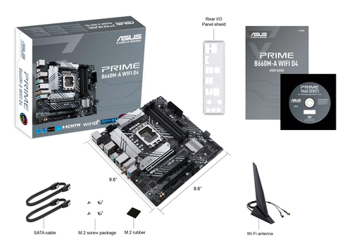 Asus PRIME B660M-A WIFI D4 Micro ATX LGA1700 Motherboard