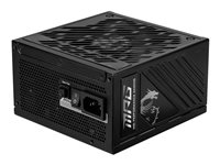 MSI (MPG A850GS PCIE5), 850 W, 100 - 240 V, 50/60 Hz, Power Supply