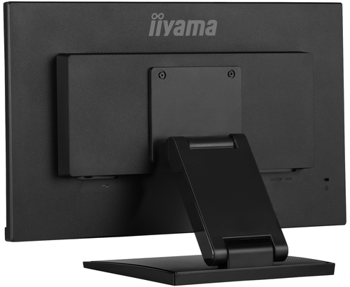 iiyama ProLite T2254MSC-B1AG 21.5" Touch Monitor back view with HDMI, DisplayPort, USB ports