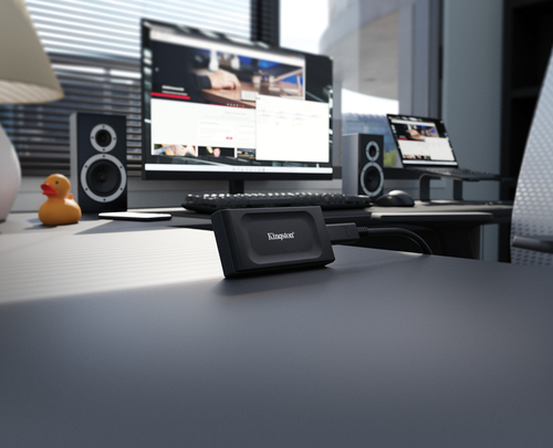 Kingston XS1000 1TB External SSD – USB 3.2 Gen 2, 1050MB/s, Portable, Black