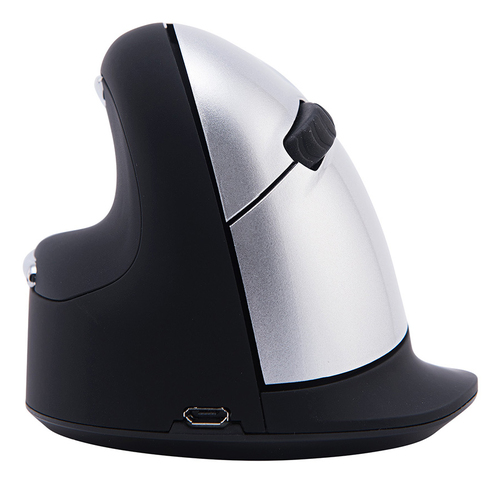 R-Go Tools Ergonomic mouse, left-handed, Bluetooth, RF Wireless, 2500 DPI, Black