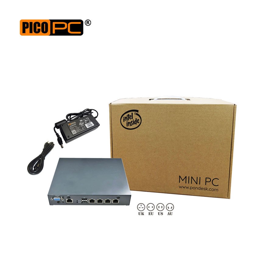 Intel® J1900 4 LAN 1 COM WiFi 4G Firewall Router Mini Server
