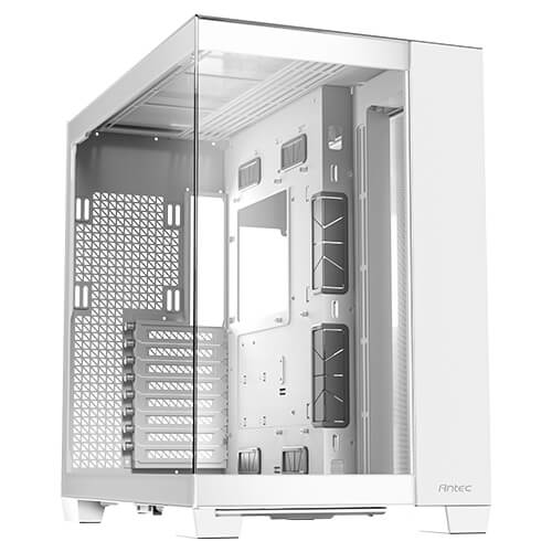 Antec C8 WHITE, ATX, ITX, microATX, Glass, Plastic, Steel Gaming Full Tower Case