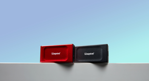 Kingston XS1000 1TB USB-C 3.2 Gen2 External SSD – 1050MB/s, Portable, Red