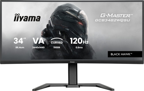 iiyama curved GCB3482WQSU-B1, (34"), 3440 x 1440 pixels, UW QHD, LED Monitor