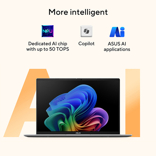 ASUS Vivobook 16 M1607KA-MB053W, AMD Ryzen AI 7, 2 GHz 16 GB, 1 TB
