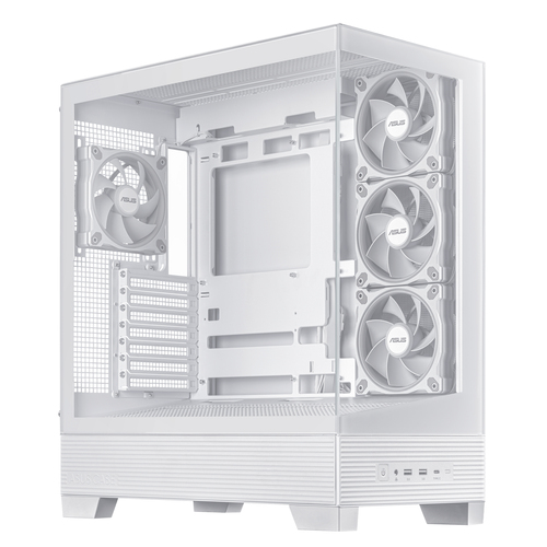 ASUS A31 Plus TG ARGB WHITE, ATX, micro ATX, Mini-ITX, Midi Tower Case