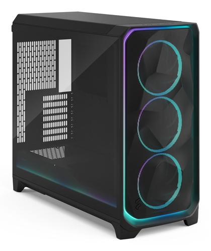 Fractal Design Meshify 3 XL Tempered Glass Side Panel View