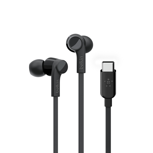 Belkin ROCKSTAR (G3H0002BTBLK), Wired, Headphones/Earphones, Black