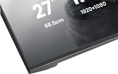 iiyama 27 inch Full HD monitor side view with slim bezel design