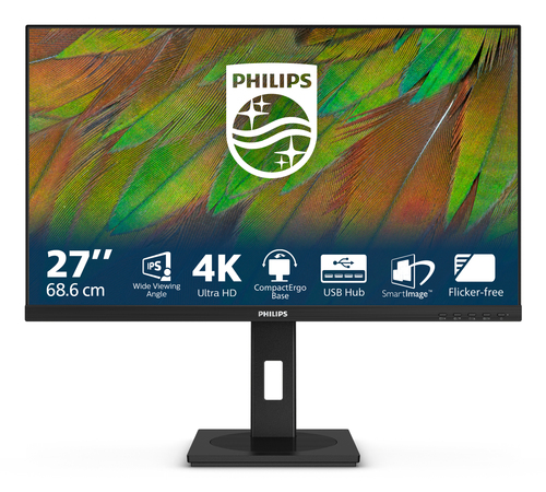 Philips 3000 series (27B1N3800/00), (27"), 3840 x 2160 pixels 4K UHD LCD Monitor