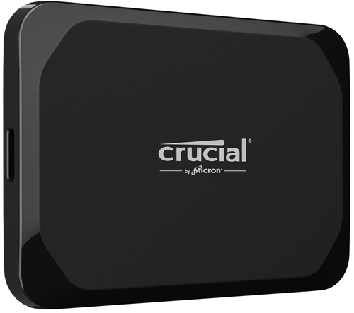Micron Crucial X9 1TB Portable SSD, USB-C 1050MB/s, USB 3.2 Gen 2, Black