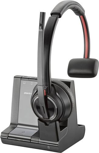 POLY Savi (8D3J8AA#ABB) 8210-M Office DECT Mono, 1880-1900 MHz, Wireless, Headset/Headphones, Black