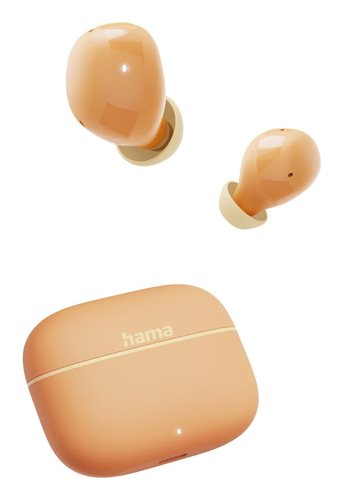 Hama Freedom Buddy II TWS , Calls & Music, Orange, Headset / Earphones