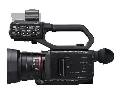 Panasonic AG-CX20 capturing Full HD video with MOS 1/2.5 inch sensor