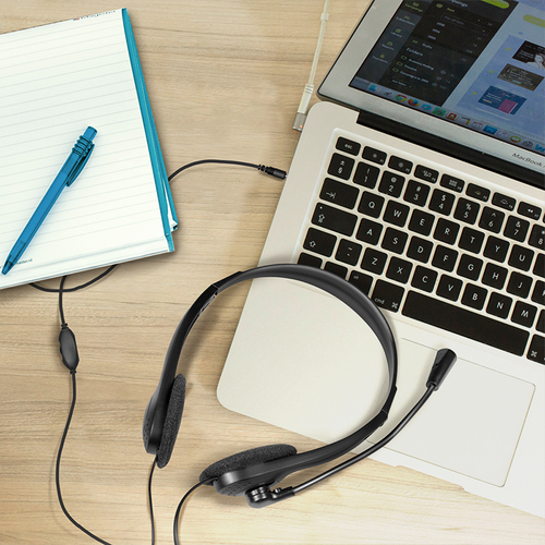 LogiLink Stereo, Wired, 20 - 20000 Hz, Headset/Headphones, Black