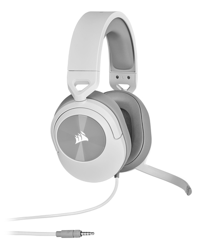 Corsair HS55 SURROUND, Wired, Gaming, 20 - 20000 Hz, Headset/Headphones, White