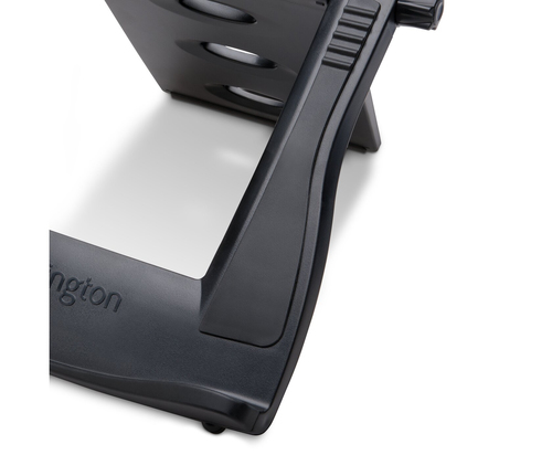 KensingtonK52805EU Adjustable Laptop CoolingStand Black Plastic DeskRiser12–17In